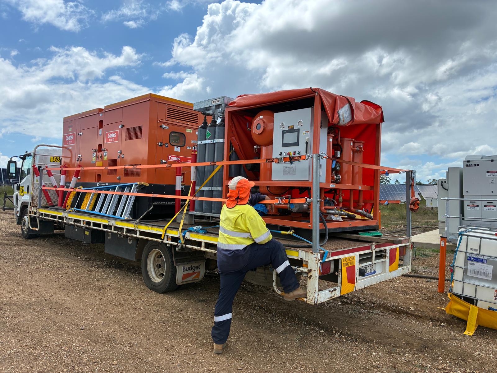 Alltech Power delivery on site