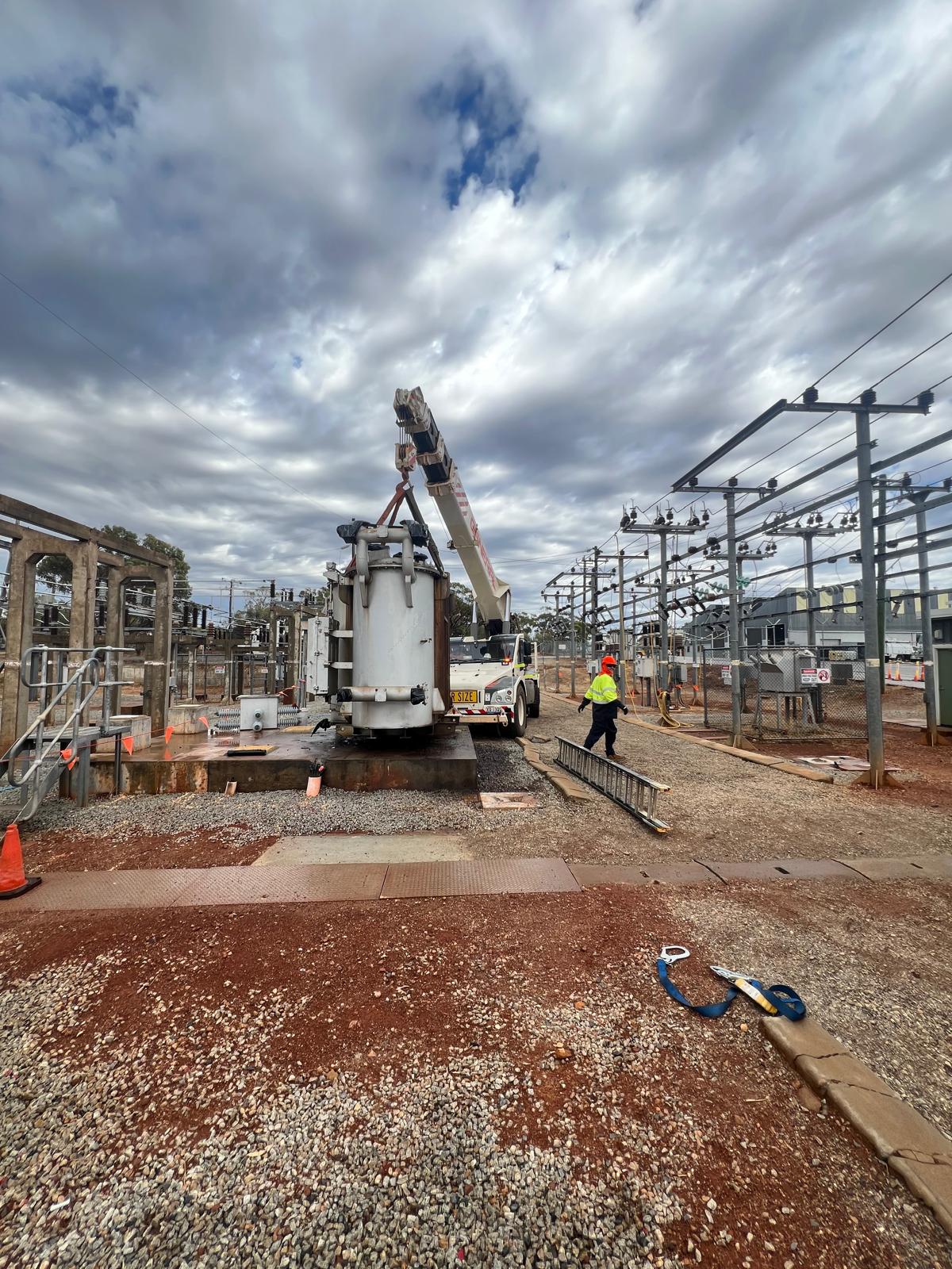 Transformer disassembly and removal.