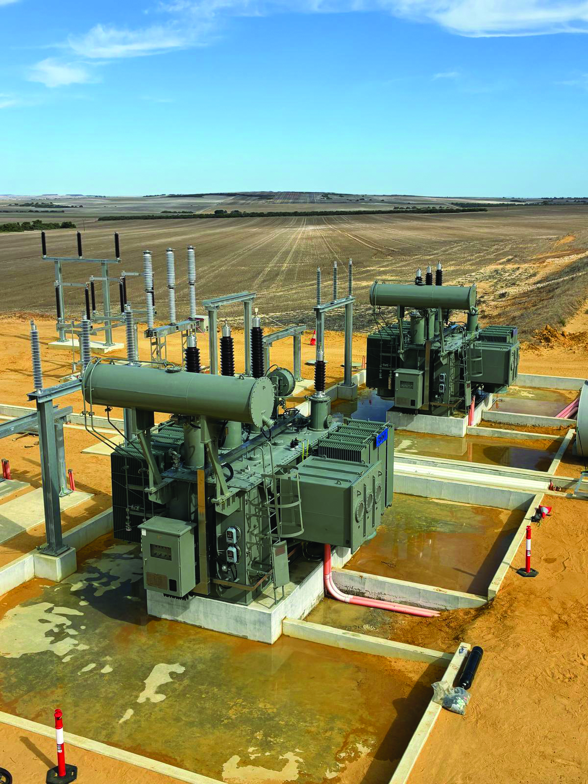Power transformer erection and assembly.